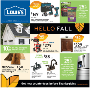 Lowe's Hello Fall Campaign - Print