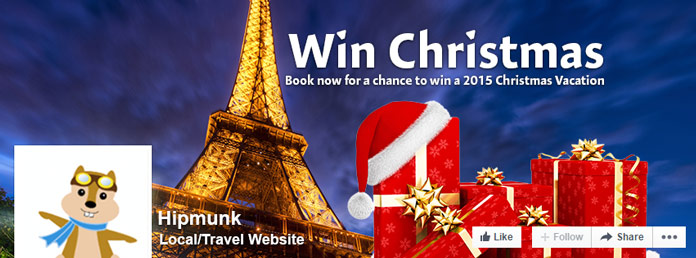 Win Christmas Facebook campaign for Hipmunk Win Christmas Facebook campaign for Hipmunk