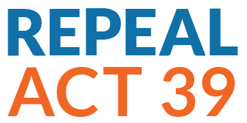 Repeal Act 39 Stacked Alternate Logo