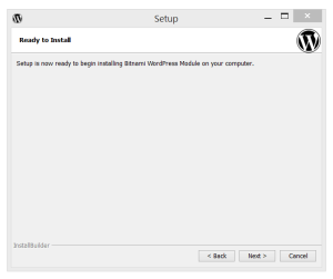 Bitnami's WordPress Ready to Install