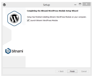 Bitnami's WordPress Launch Module
