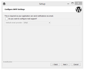 Bitnami's WordPress Configure SMTP