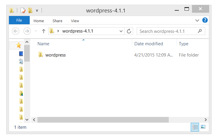 wordpress folder in wordpress folder