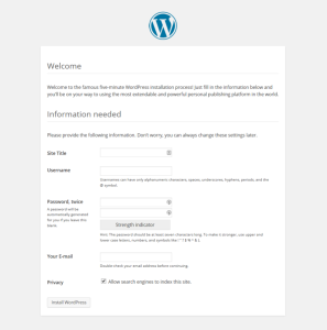 Wp Final setup